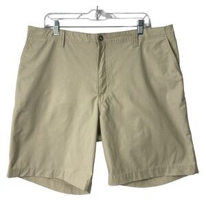 Jos A Bank Performance Shorts Mens 38 Beige Nylon Cotton Xla Lastol 38x9 Golf